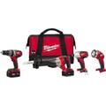 M18™ Lithium-Ion 4-Tool Cordless Combo Kit